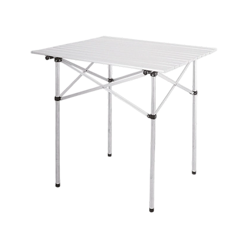 Meja lipat paduan aluminium luar ruangan, meja berkemah, meja gulung telur